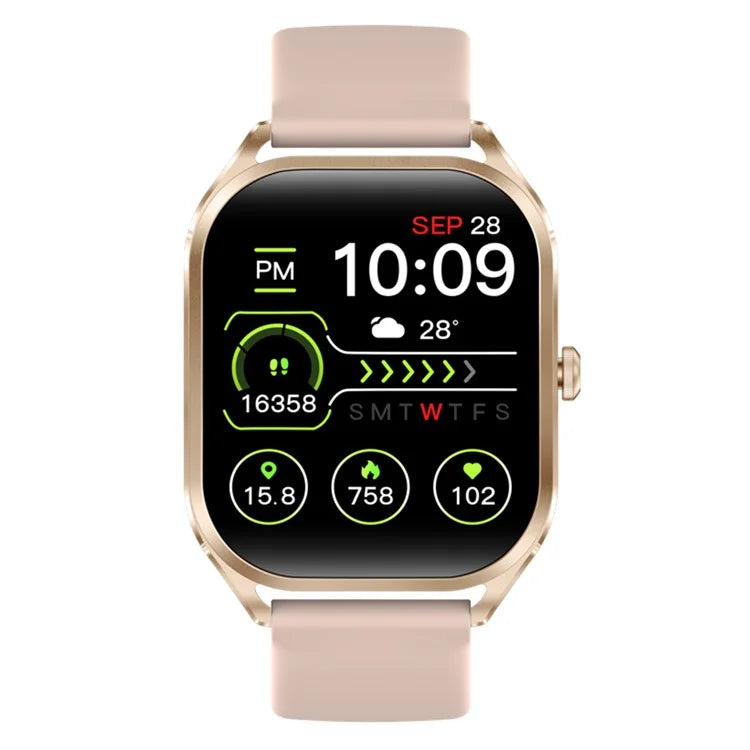H35 2.02-inch Heart Rate Blood Pressure Monitoring Smart Watch Bluetooth Call Smart Bracelet