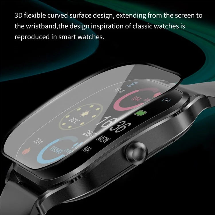 H35 2.02-inch Heart Rate Blood Pressure Monitoring Smart Watch Bluetooth Call Smart Bracelet