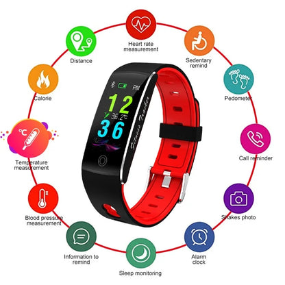 F10TA Smart Watch Heart Rate / Body Temperature Monitoring Wrist Bracelet Fitness Tracker