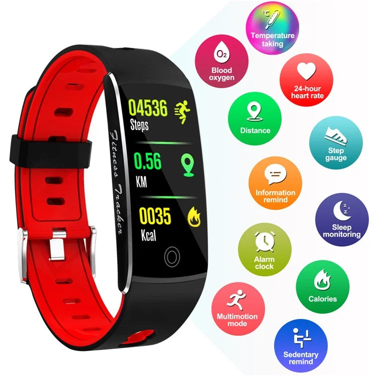 F10TA Smart Watch Heart Rate / Body Temperature Monitoring Wrist Bracelet Fitness Tracker