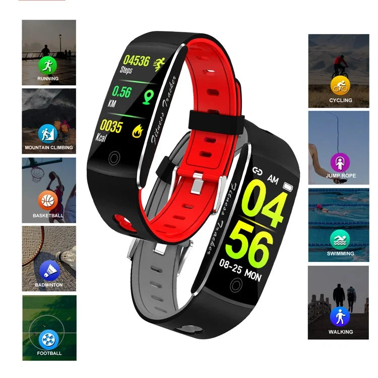 F10TA Smart Watch Heart Rate / Body Temperature Monitoring Wrist Bracelet Fitness Tracker