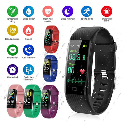 F07T Heart Rate Monitoring Smart Watch Waterproof Wrist Bracelet Fitness Tracker