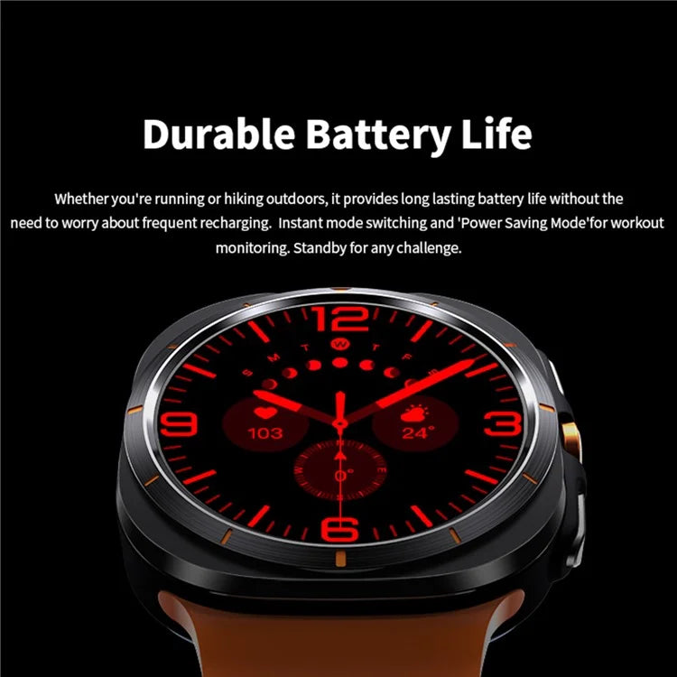W7 1.43-inch AMOLED Screen Health Monitoring Smart Watch Waterproof Sports Smart Bracelet