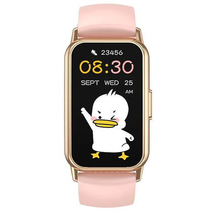 CY22 Silicone Strap 1.47-inch Curved Screen Smart Watch Sleep Health Monitoring Metal Case Smart Bracelet