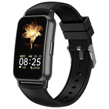 CY22 Silicone Strap 1.47-inch Curved Screen Smart Watch Sleep Health Monitoring Metal Case Smart Bracelet