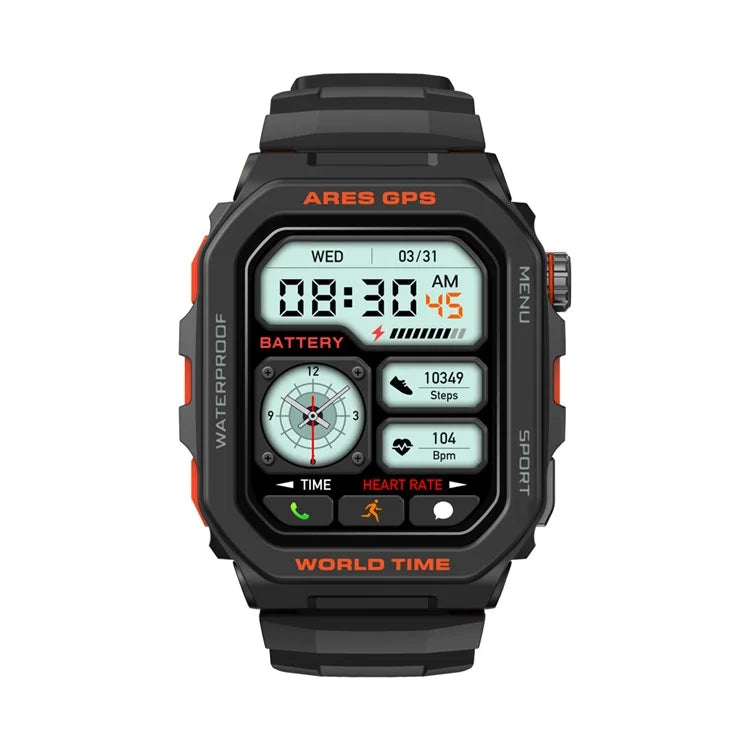ZEBLAZE Ares GPS 1.75-inch Bluetooth Call Smart Watch GPS Positioning Health Monitoring Sports Watch