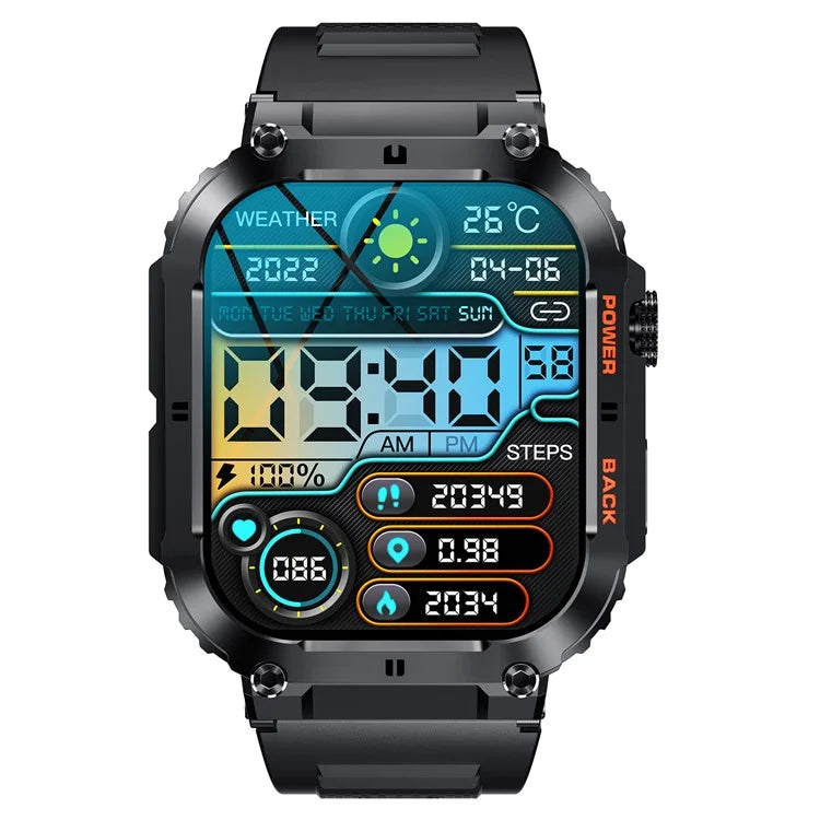 K57 Pro 1.96-inch Bluetooth Call Smart Watch Health Monitoring Outdoor Sports Smart Bracelet