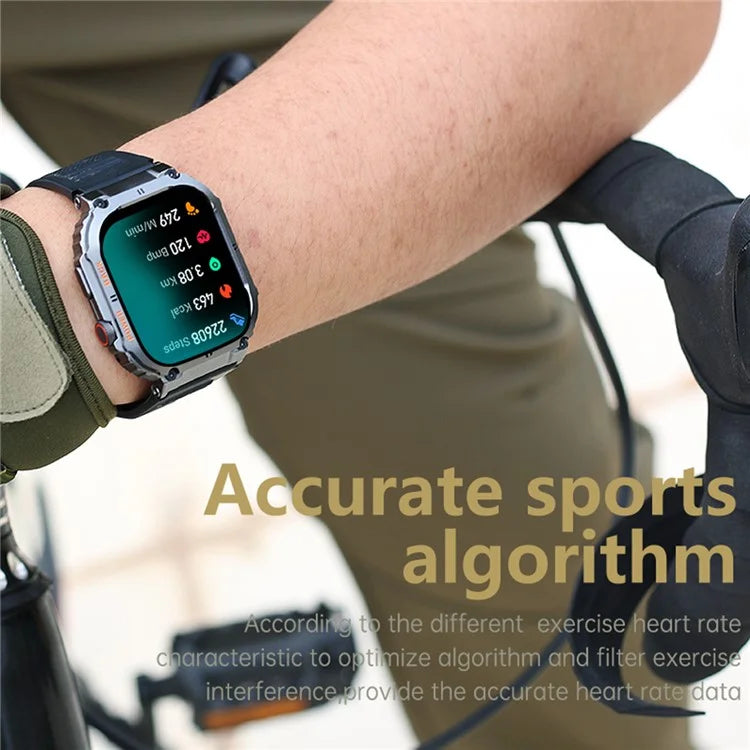 K57 Pro 1.96-inch Bluetooth Call Smart Watch Health Monitoring Outdoor Sports Smart Bracelet