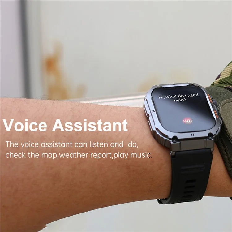 K57 Pro 1.96-inch Bluetooth Call Smart Watch Health Monitoring Outdoor Sports Smart Bracelet