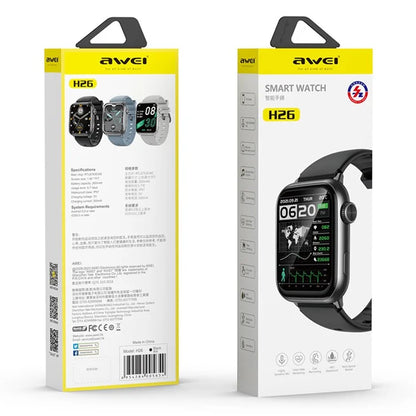 AWEI H26 Waterproof Smart Watch Sports Bracelet Health Monitor for Blood Pressure / Heart Rate / Sleeping