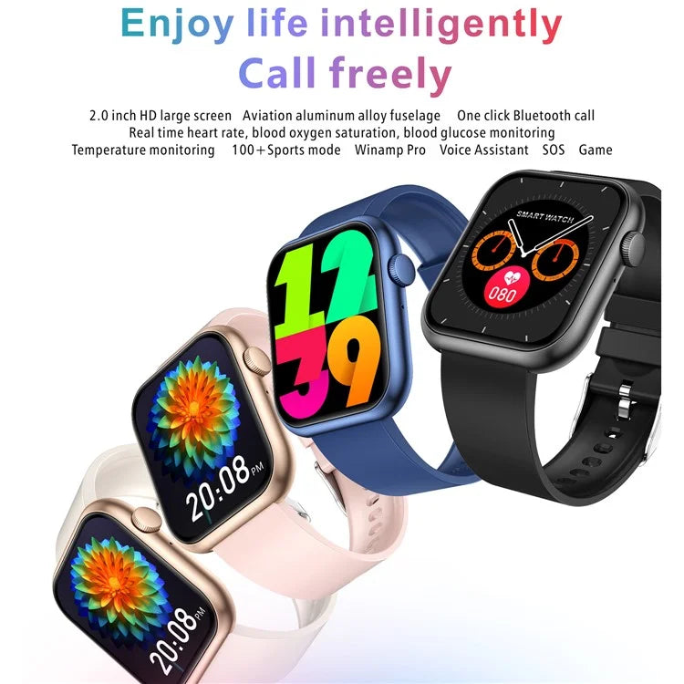 QX7PRO 2-inch Smart Watch Health Monitoring Waterproof Bluetooth Calling Outdoor Sports Smart Bracelet