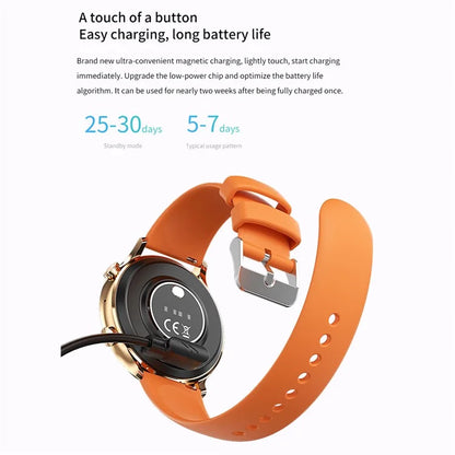 QS40 Silicone Strap 1.39-inch Ultra-Thin Smart Watch Health Monitoring Bluetooth Calling Sport Watch
