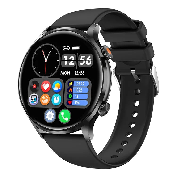 QS40 Silicone Strap 1.39-inch Ultra-Thin Smart Watch Health Monitoring Bluetooth Calling Sport Watch