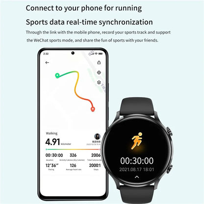 QS40 Silicone Strap 1.39-inch Ultra-Thin Smart Watch Health Monitoring Bluetooth Calling Sport Watch