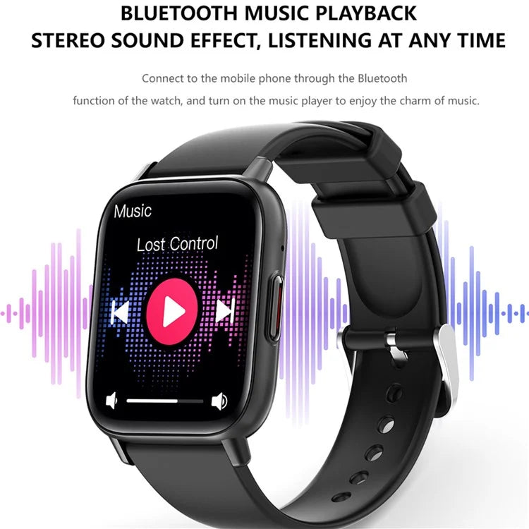 DM80 1.85-inch Ultra-Thin Smart Watch Bluetooth Calling Sleep Heart Rate Health Monitoring Sport Watch
