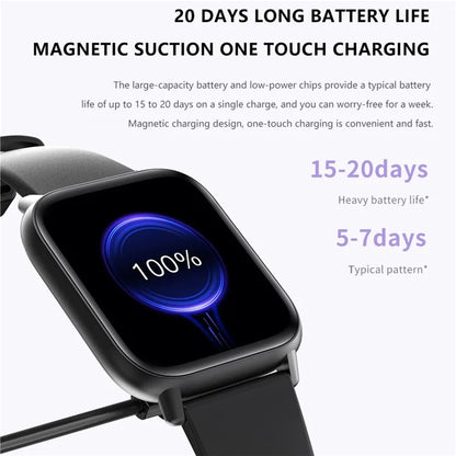 DM80 1.85-inch Ultra-Thin Smart Watch Bluetooth Calling Sleep Heart Rate Health Monitoring Sport Watch