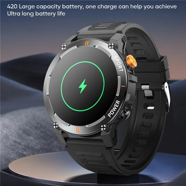 J300 1.52-inch Smart Watch Bluetooth Calling Health Monitoring Outdoor Sports Watch