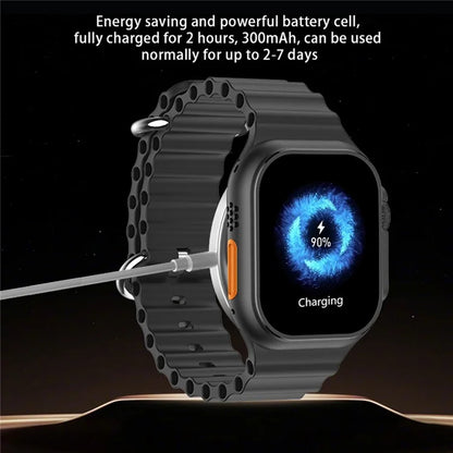 Ultra3 Max 2.01-inch Smart Watch Bluetooth Calling Sleep Heart Rate Health Monitoring Sport Watch