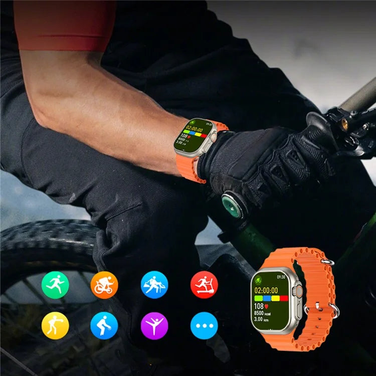 Ultra3 Max 2.01-inch Smart Watch Bluetooth Calling Sleep Heart Rate Health Monitoring Sport Watch