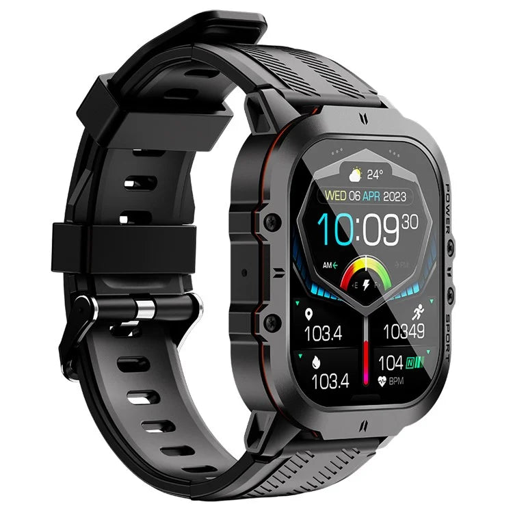 C26 1.96-Inch AMOLED Screen Bluetooth Phone Call Watch Health Monitor Multiple Sports Modes Smart Bracelet