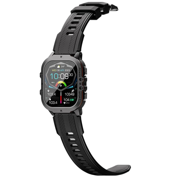 C26 1.96-Inch AMOLED Screen Bluetooth Phone Call Watch Health Monitor Multiple Sports Modes Smart Bracelet