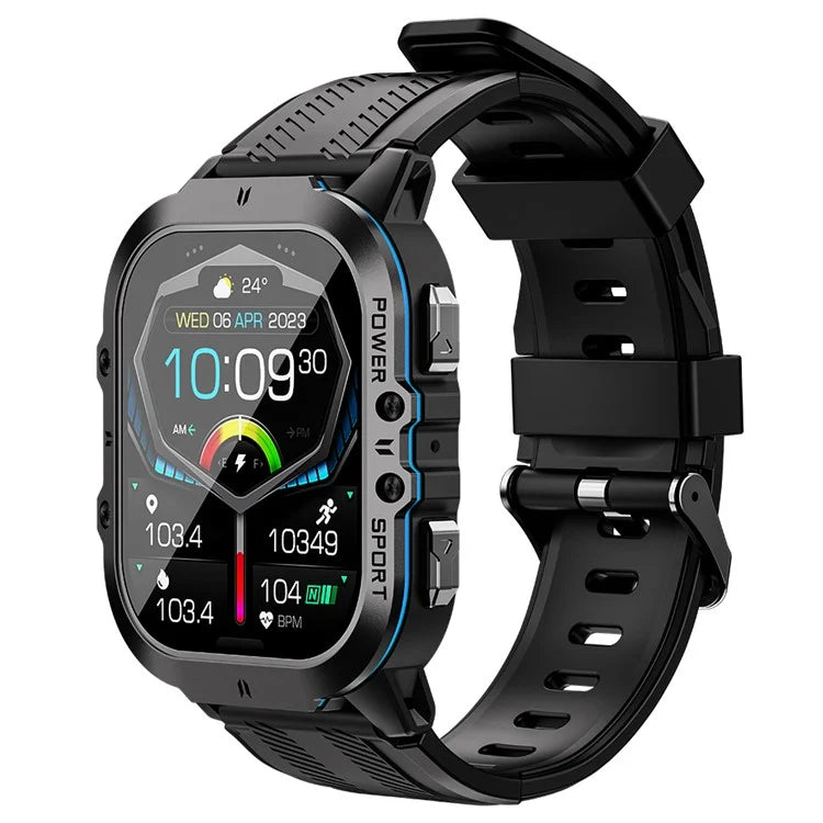 C26 1.96-Inch AMOLED Screen Bluetooth Phone Call Watch Health Monitor Multiple Sports Modes Smart Bracelet