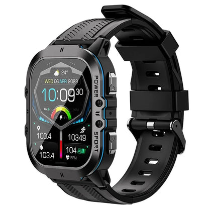 C26 1.96-Inch AMOLED Screen Bluetooth Phone Call Watch Health Monitor Multiple Sports Modes Smart Bracelet