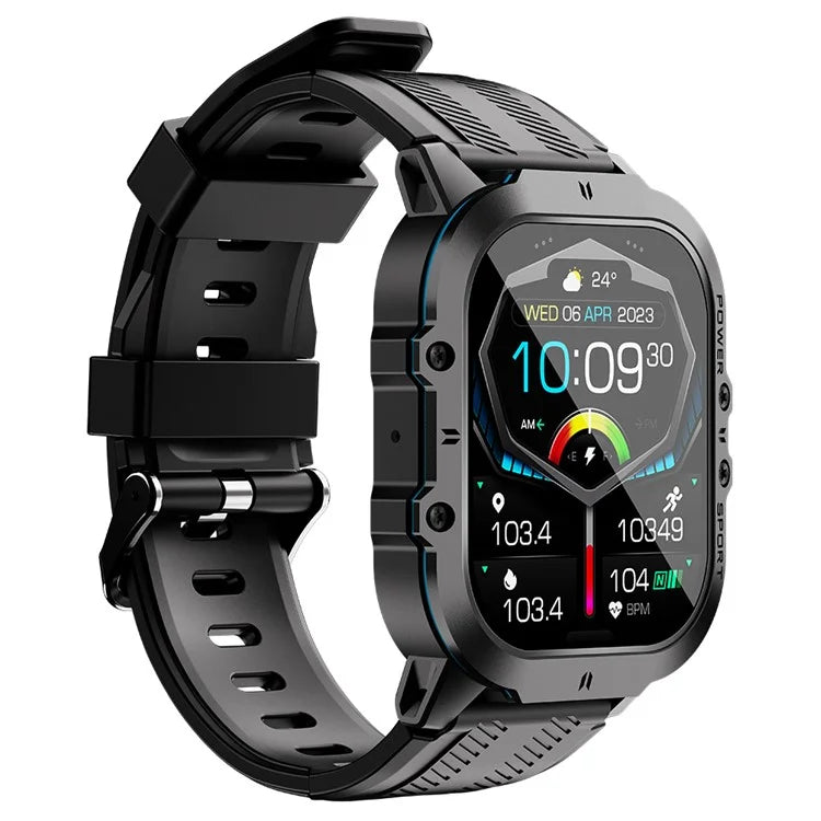 C26 1.96-Inch AMOLED Screen Bluetooth Phone Call Watch Health Monitor Multiple Sports Modes Smart Bracelet