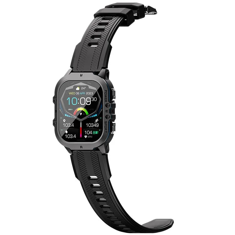 C26 1.96-Inch AMOLED Screen Bluetooth Phone Call Watch Health Monitor Multiple Sports Modes Smart Bracelet