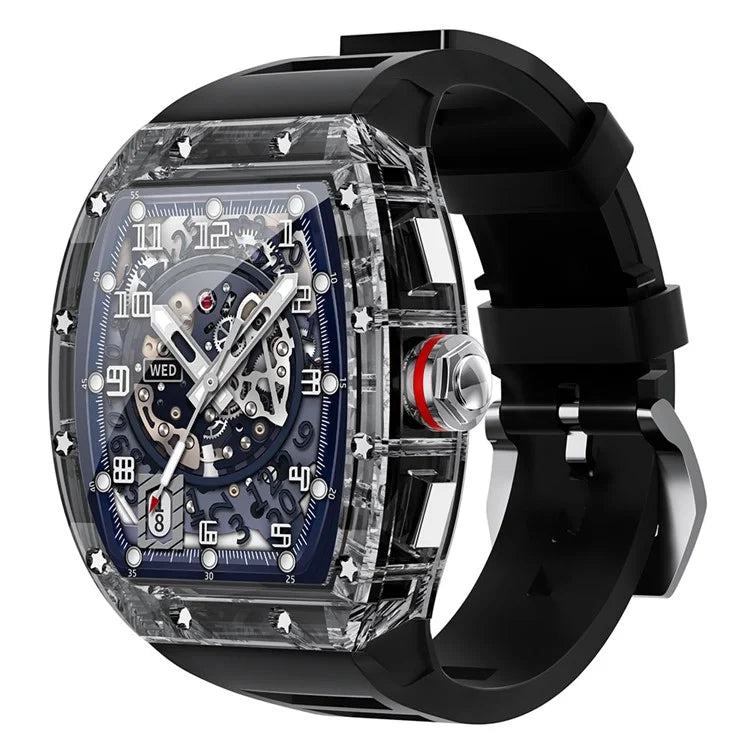 WS-6 1.86-inch Smart Watch Bluetooth Call Health Monitoring Sports Watch IP68 Waterproof