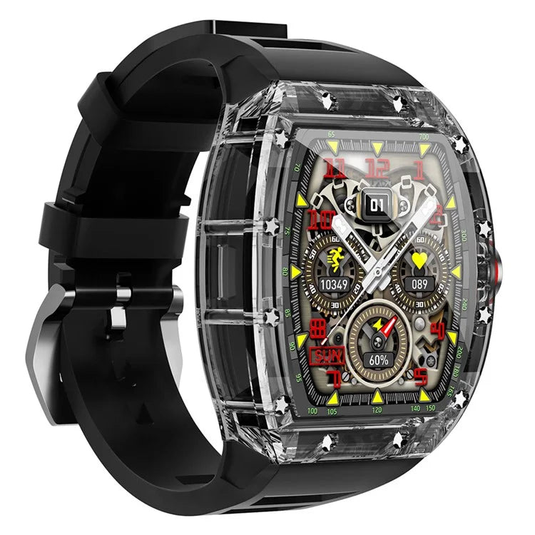 WS-6 1.86-inch Smart Watch Bluetooth Call Health Monitoring Sports Watch IP68 Waterproof