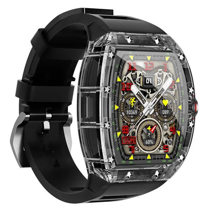 WS-6 1.86-inch Smart Watch Bluetooth Call Health Monitoring Sports Watch IP68 Waterproof