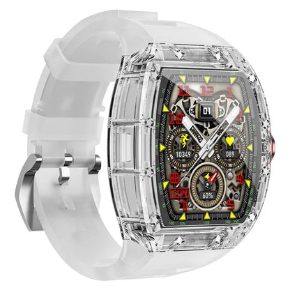 WS-6 1.86-inch Smart Watch Bluetooth Call Health Monitoring Sports Watch IP68 Waterproof