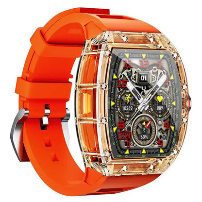 WS-6 1.86-inch Smart Watch Bluetooth Call Health Monitoring Sports Watch IP68 Waterproof