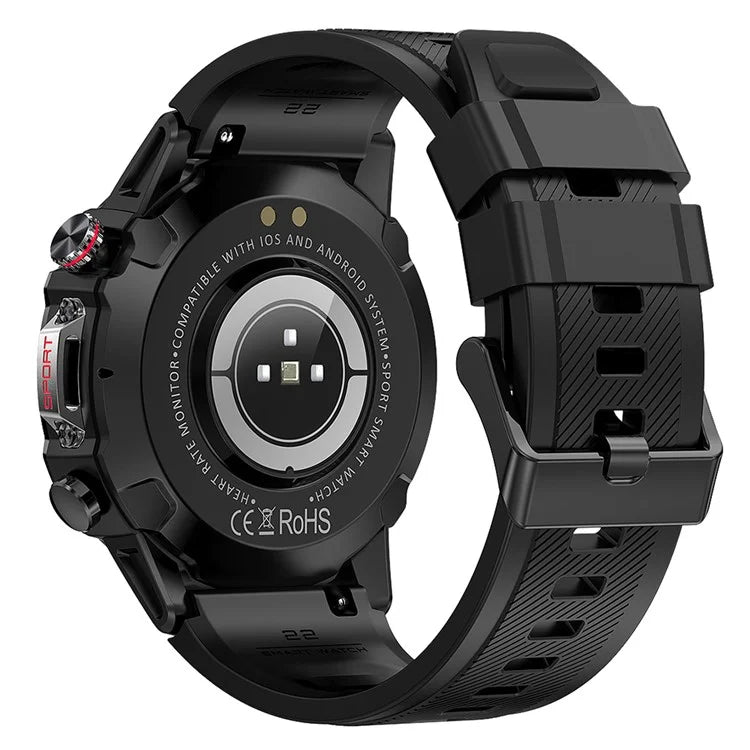 HK87 Smart Watch Support Bluetooth Call 1.43-Inch AMOLED Screen Intelligent Sleeping Status Monitor Watch