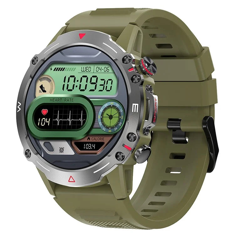 HK87 Smart Watch Support Bluetooth Call 1.43-Inch AMOLED Screen Intelligent Sleeping Status Monitor Watch