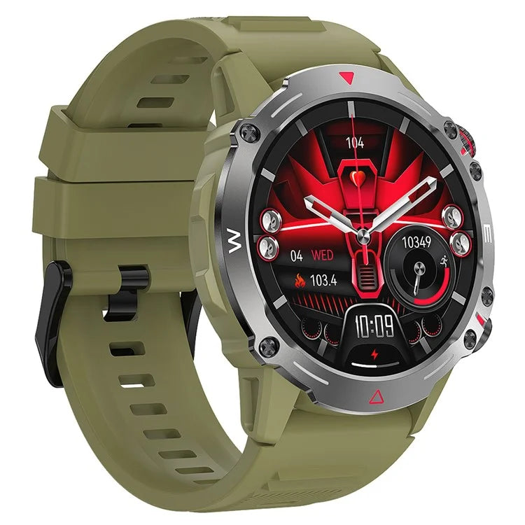 HK87 Smart Watch Support Bluetooth Call 1.43-Inch AMOLED Screen Intelligent Sleeping Status Monitor Watch