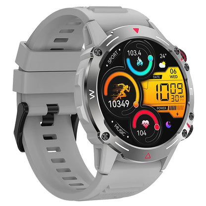HK87 Smart Watch Support Bluetooth Call 1.43-Inch AMOLED Screen Intelligent Sleeping Status Monitor Watch