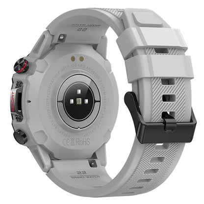 HK87 Smart Watch Support Bluetooth Call 1.43-Inch AMOLED Screen Intelligent Sleeping Status Monitor Watch