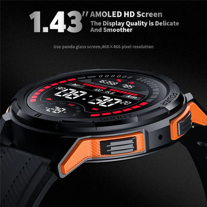 C25 1.43-inch AMOLED Screen Bluetooth Calling Smart Watch Heart Rate Sleep Monitoring Sports Watch