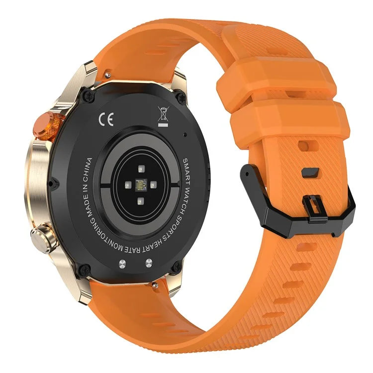 AK57 Health Monitor Bluetooth Call Smart Watch Waterproof Sports Bracelet, Silicone Strap