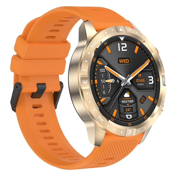 AK57 Health Monitor Bluetooth Call Smart Watch Waterproof Sports Bracelet, Silicone Strap