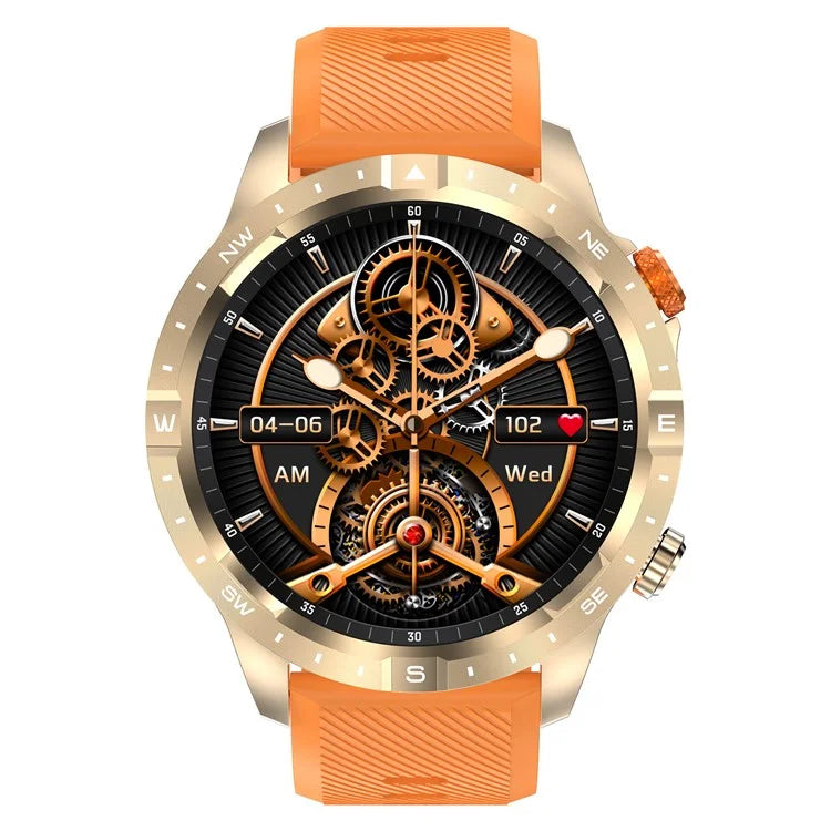 AK57 Health Monitor Bluetooth Call Smart Watch Waterproof Sports Bracelet, Silicone Strap