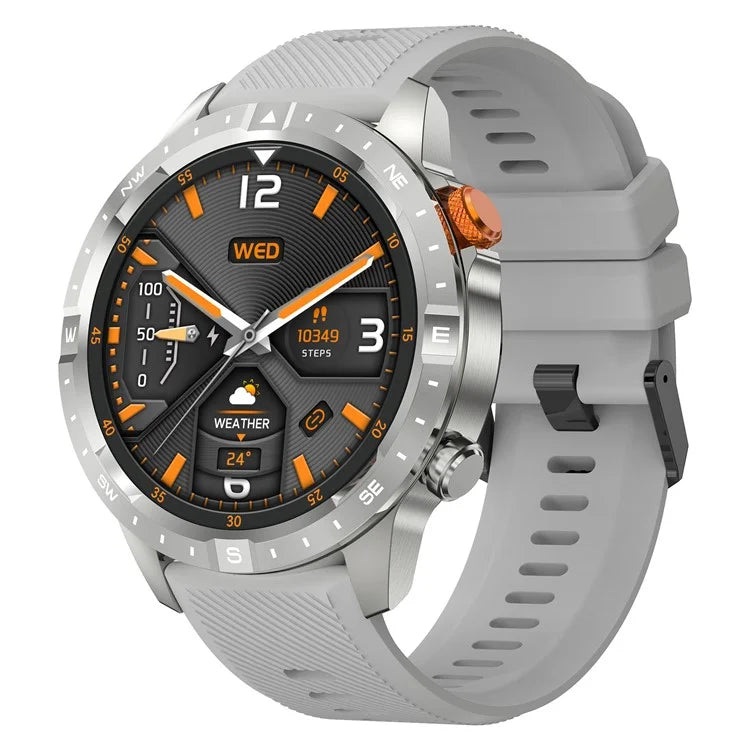 AK57 Health Monitor Bluetooth Call Smart Watch Waterproof Sports Bracelet, Silicone Strap