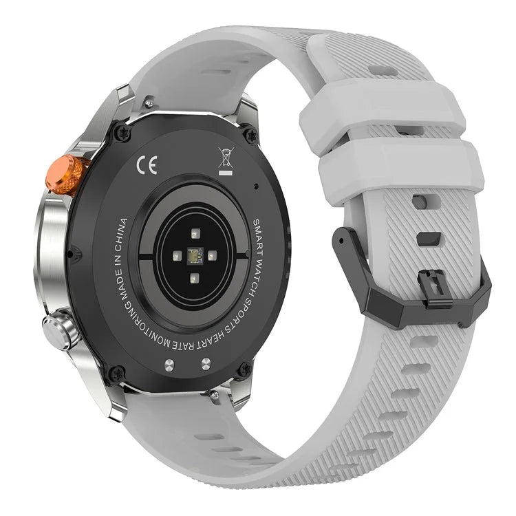 AK57 Health Monitor Bluetooth Call Smart Watch Waterproof Sports Bracelet, Silicone Strap
