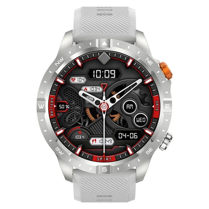 AK57 Health Monitor Bluetooth Call Smart Watch Waterproof Sports Bracelet, Silicone Strap