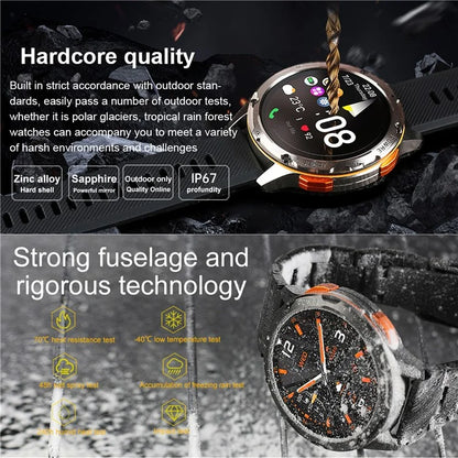 AK59 1.43-inch AMOLED Screen Sports Wristband Heart Rate Blood Oxygen Monitor Smart Watch, Steel Strap