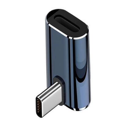 U2-058-LT016 USB-C Male to 8Pin Female 27W Power Adapter Angled Metal Connector