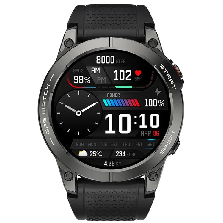 S53 Smart Watch 1.43" AMOLED Round Screen GPS Tracking Health Monitor Fitness Tracker