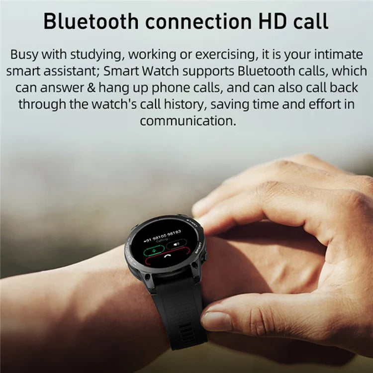 S53 Smart Watch 1.43" AMOLED Round Screen GPS Tracking Health Monitor Fitness Tracker